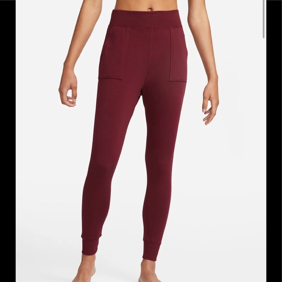 Nike Pants & Jumpsuits Nwt Nike Yoga Womens 78 High Rise Fleece
